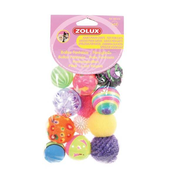 Zolux - Juguete para gatos bolas de fantasía - Imagen 4
