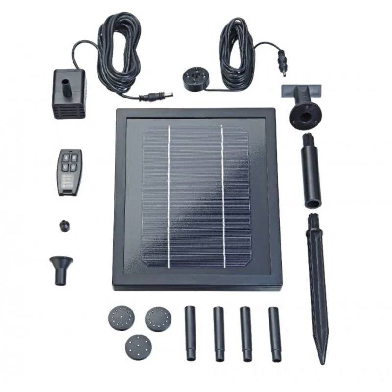 Jeu d'eau solaire LED avec télécommande PONTEC - Imagen 2