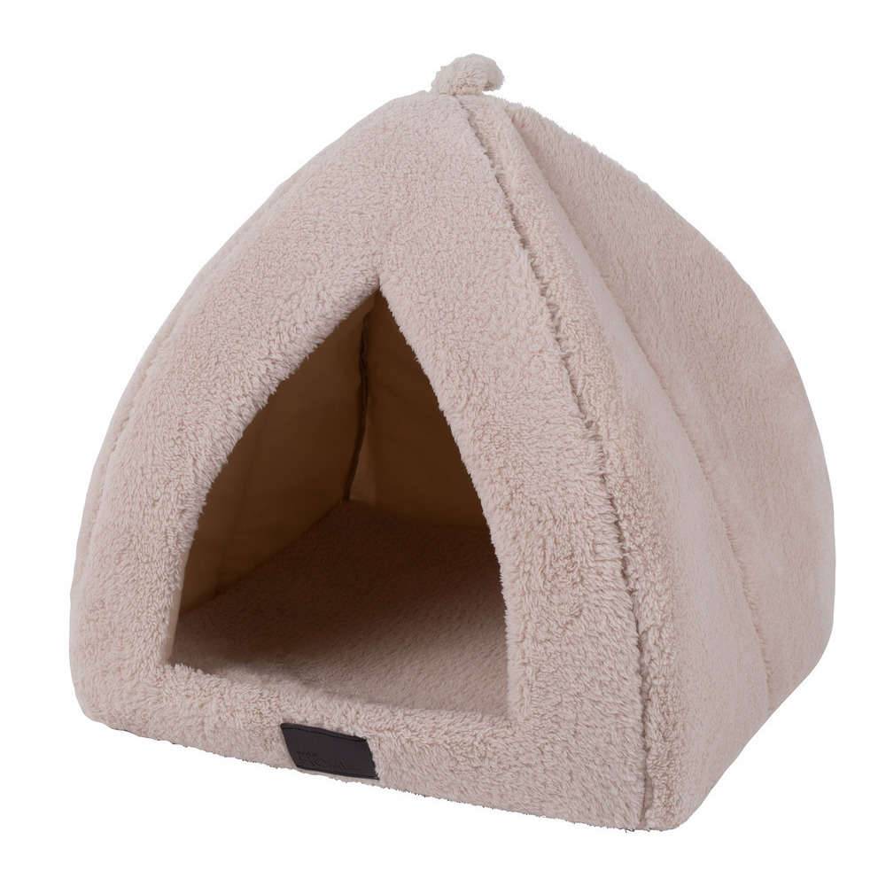Igloo chat tissu peluche 35x35x38 cm Wouapy Home - WOUAPY - Imagen 3