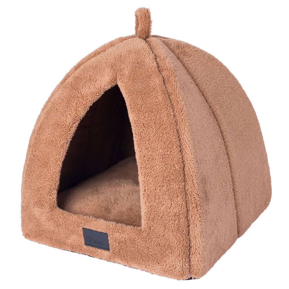 Igloo chat tissu peluche 35x35x38 cm Wouapy Home - WOUAPY - Imagen 5