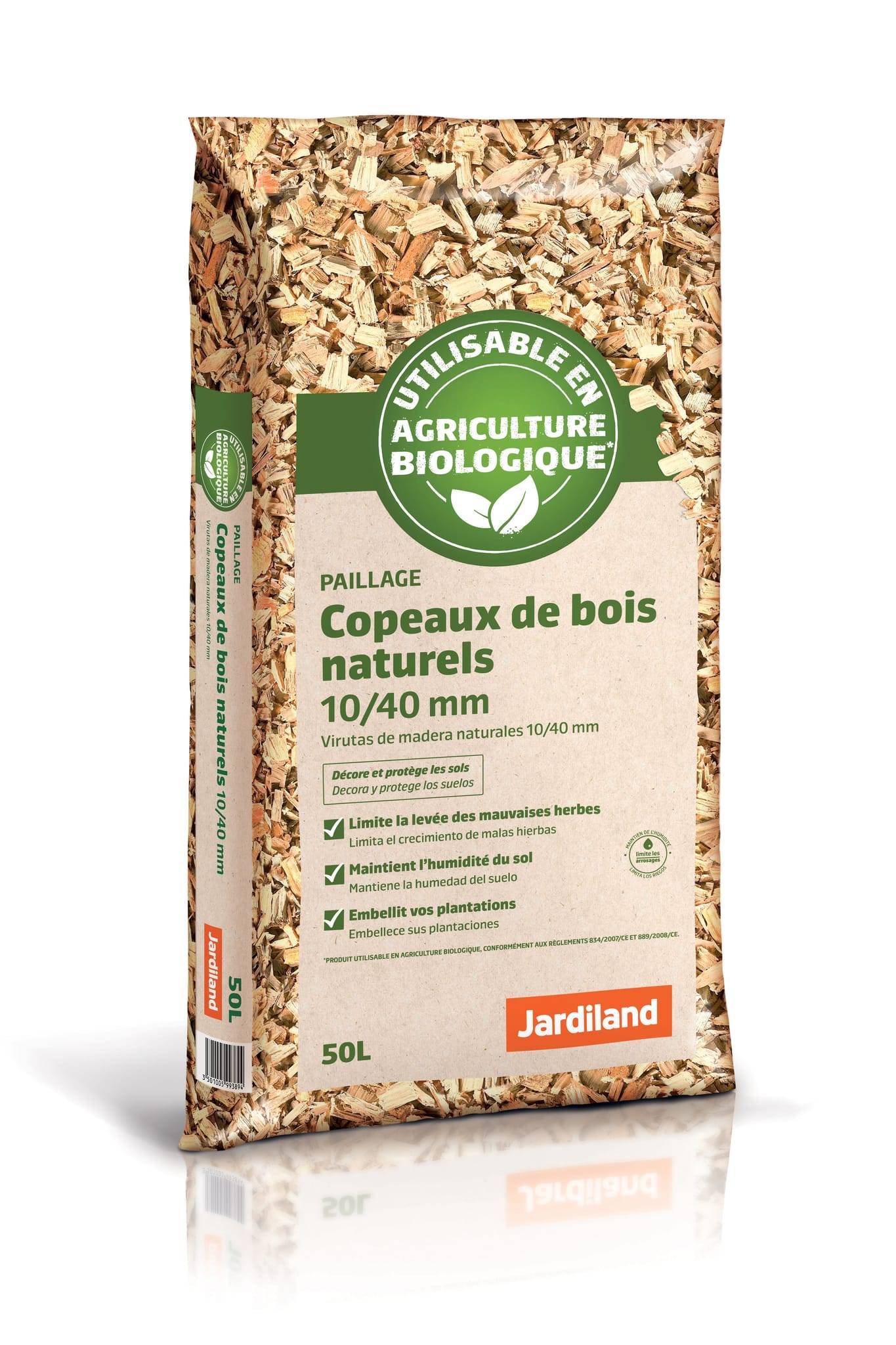 Jardiland - Jardiland - Copeaux de bois naturel 50 L