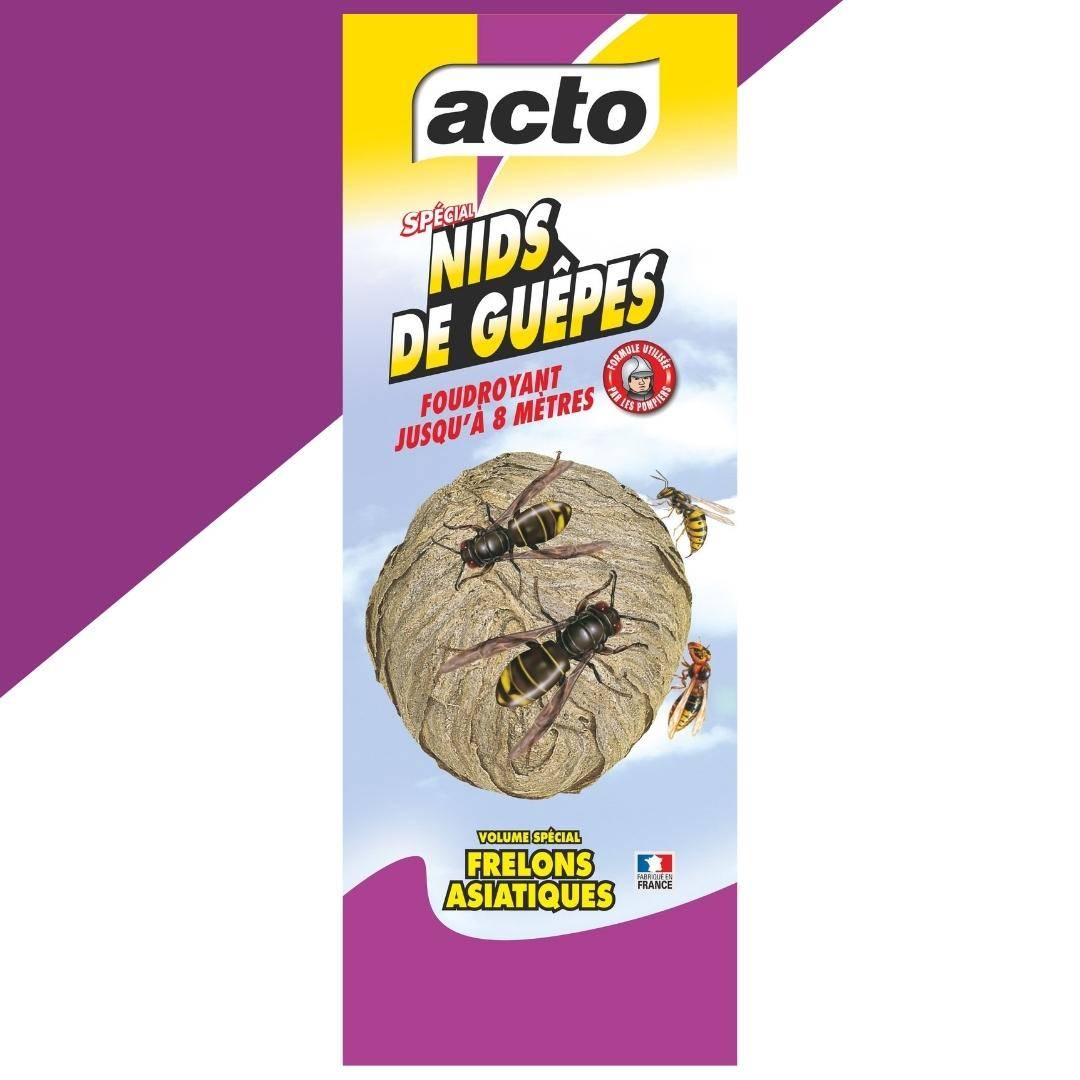 Acto - Aérosol Ultra Foudroyant Nids Guêpes Frelons - ACTO - Imagen 8