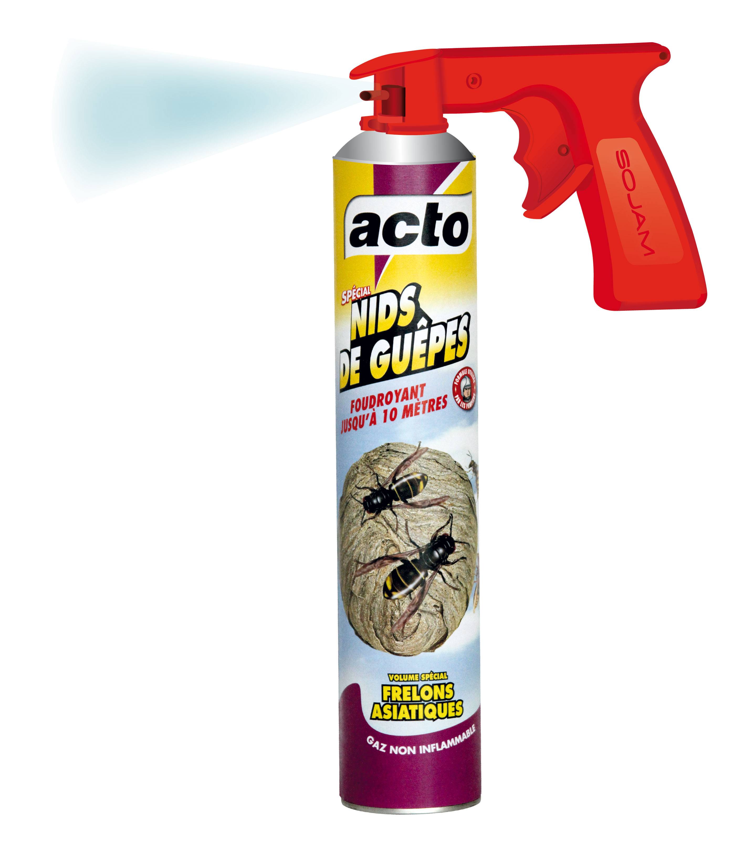 Acto - Aérosol Ultra Foudroyant Nids Guêpes Frelons - ACTO