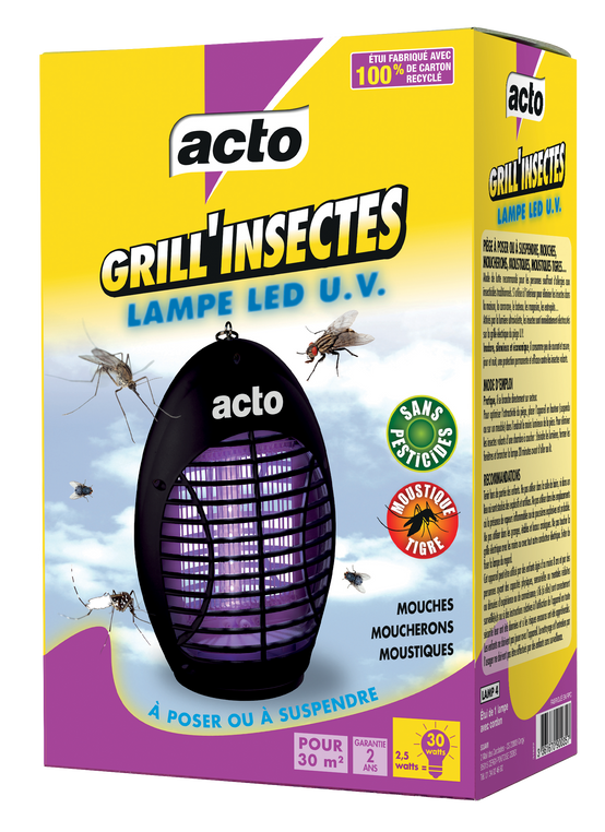 Acto - Lampe LED UV - GRILL’INSECTES - Image 3