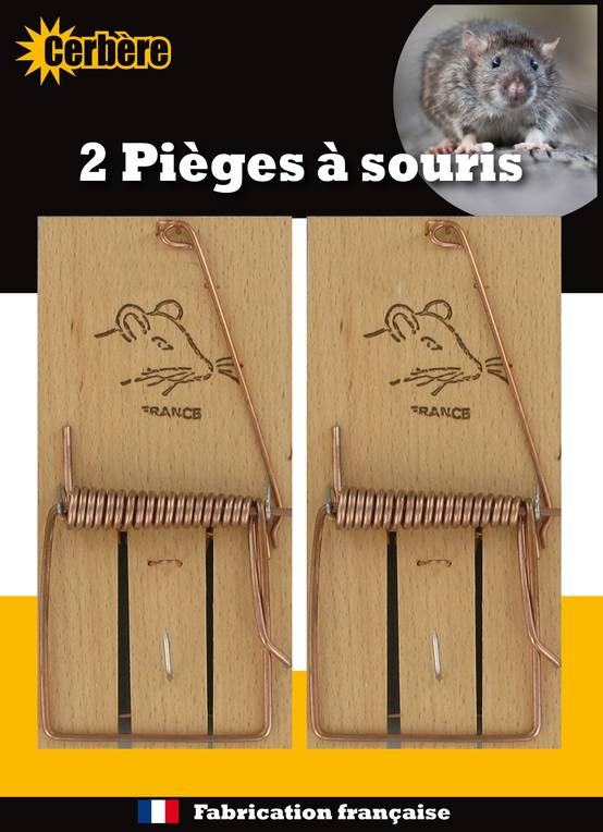 Cerbère - Cerbère - Tapettes souris bois x2