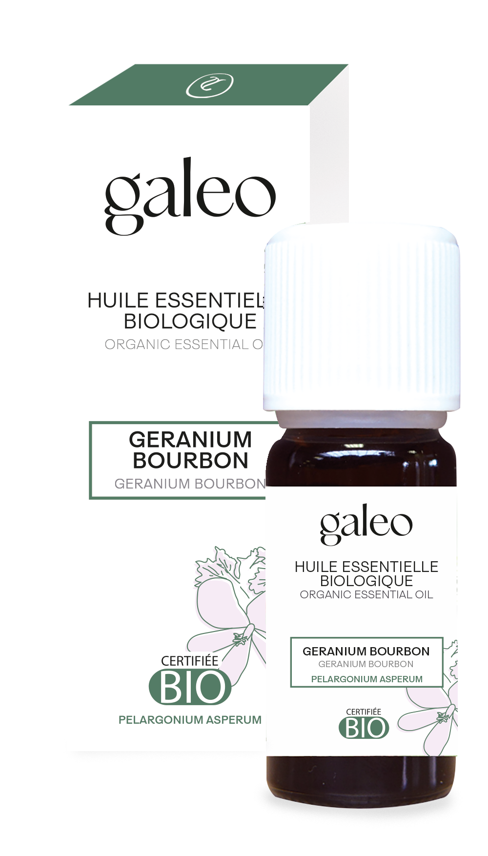 Galeo - Huile essentielle de géranium bourbon bio 10 ml - Image 1