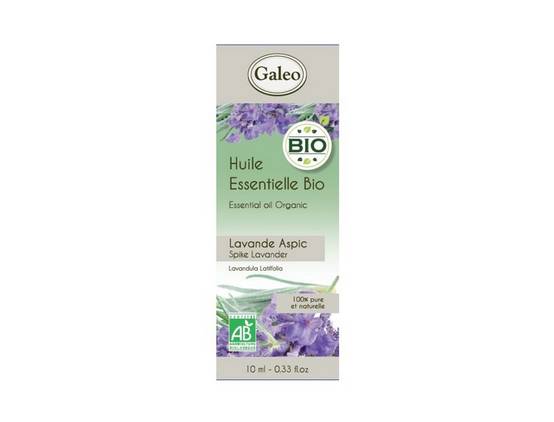 Galeo - Huile essentielle de lavande aspic bio 10 ml - Image 1