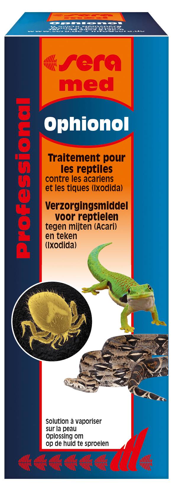 Sera - Sera med - Traitement Professional Ophionol pour reptile 50 ml - Image 1