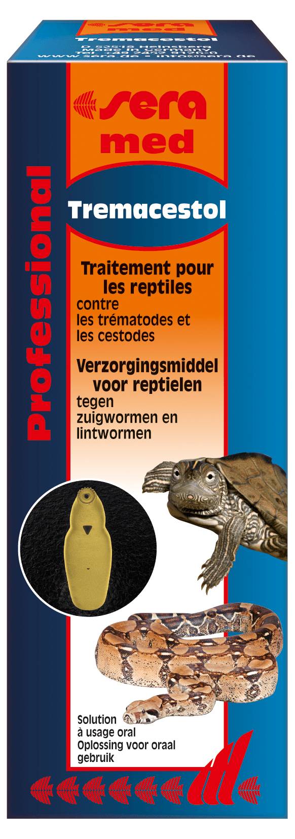 Sera - Sera med - Tratamiento Professional Tremacestol para reptiles 30 ml