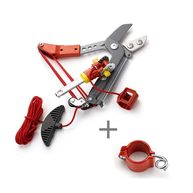 Outils Wolf - Échenilloir orientable à enclume coupe 40 mm et guide corde – Outils Wolf