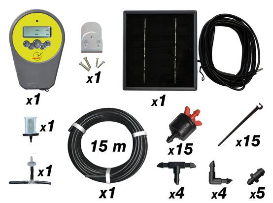 Kit complet goutte à goutte - L.49 x l.9 x H.22 cm