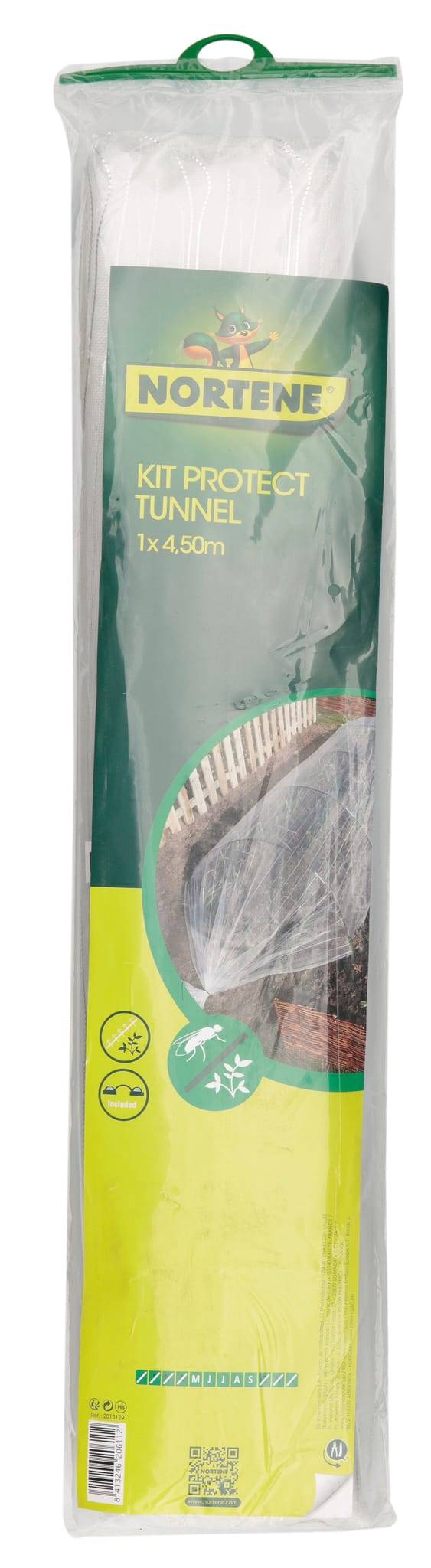 Nortène - Kit tunnel anti-insectes polyester blanc L. 4,50 m x 1 m NORTENE - Imagen 1