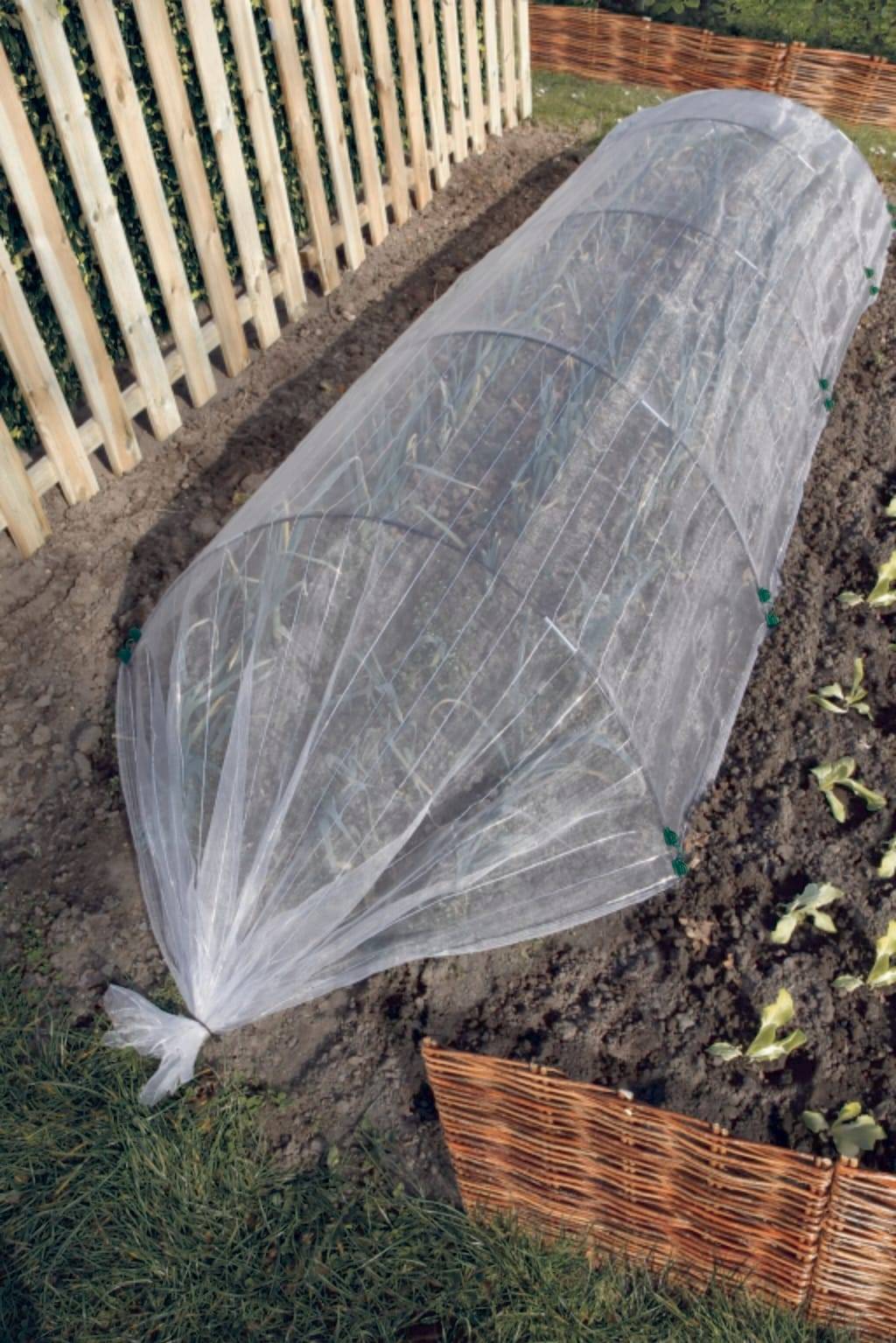 Nortène - Kit tunnel anti-insectes polyester blanc L. 4,50 m x 1 m NORTENE - Imagen 2