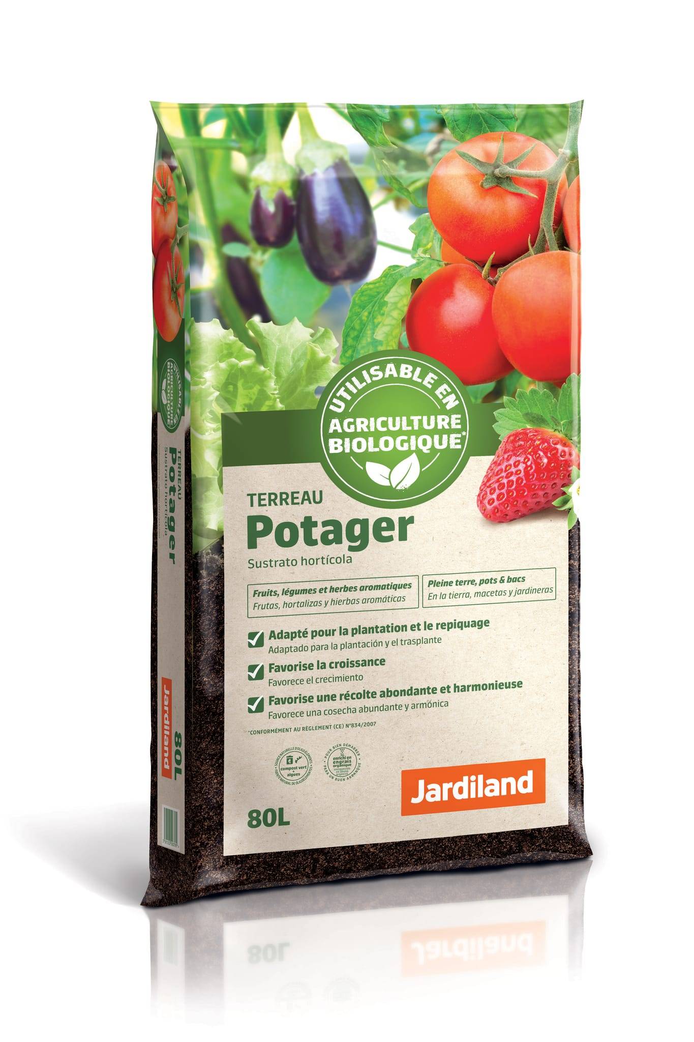 Terreau potager 80 L