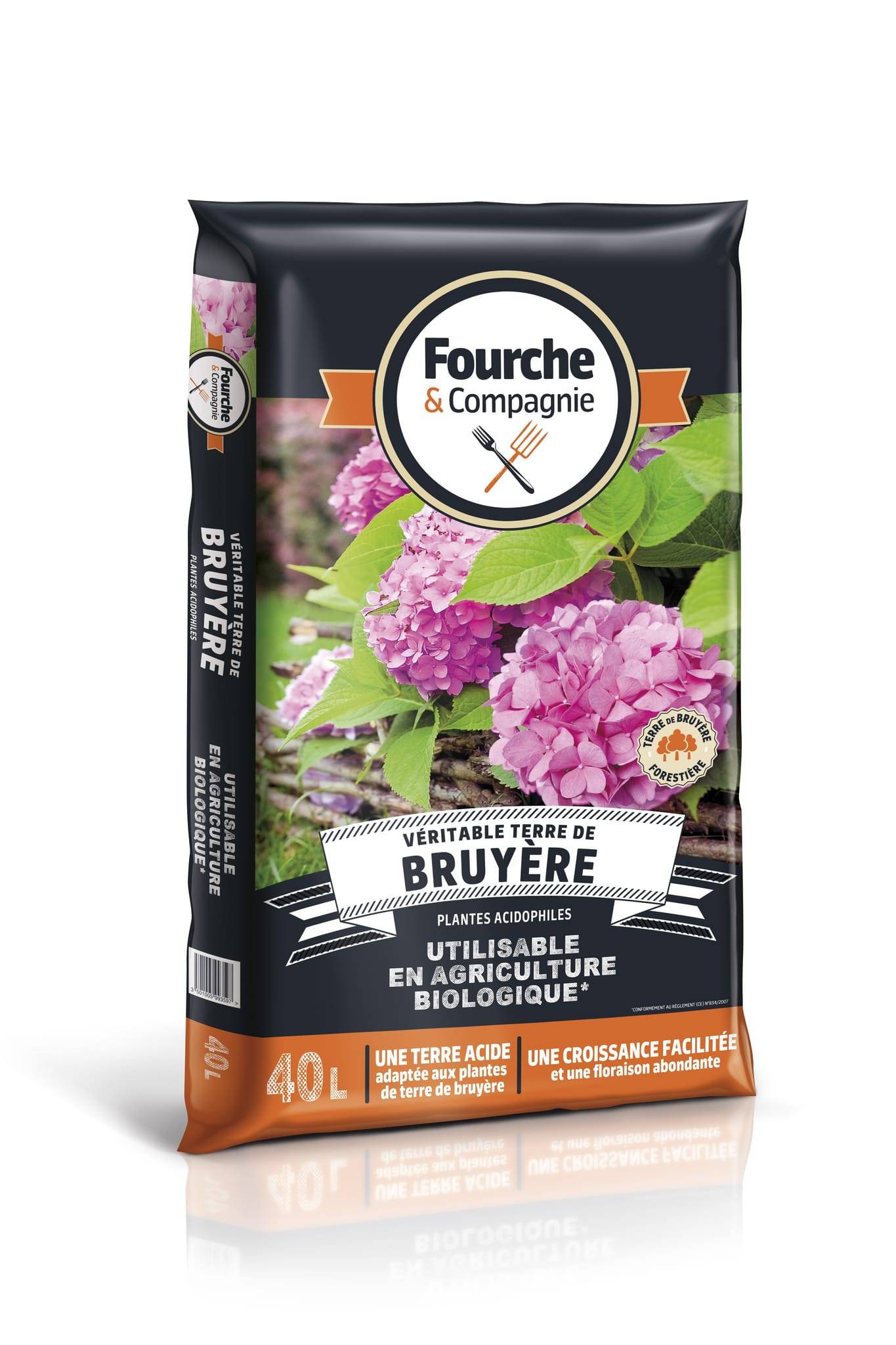 Fourche & Compagnie - Véritable terre de bruyère premium 40 L