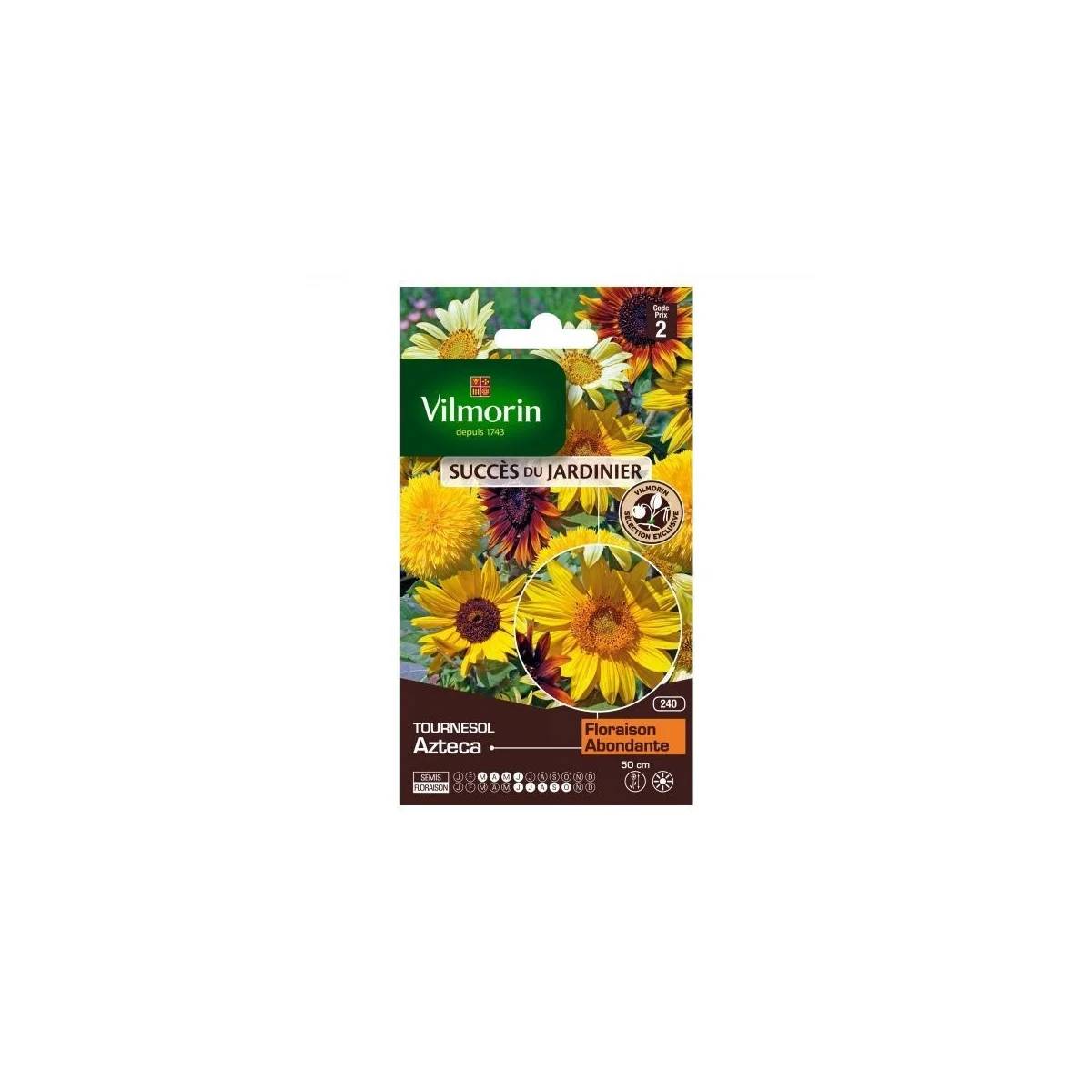 Graines de Tournesol Nain Mélange 50 cm – VILMORIN