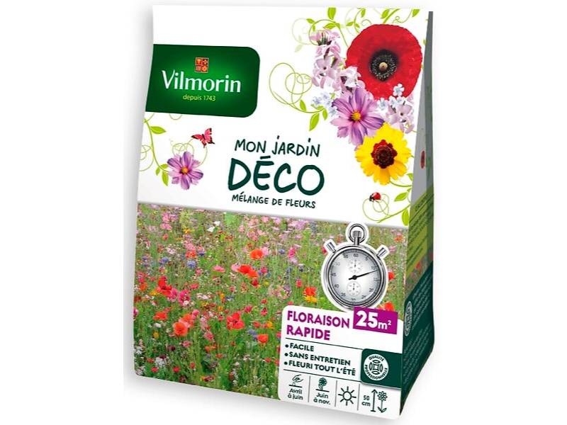 Sachet graines Mélange de fleurs floraison rapide - VILMORIN - Image 2
