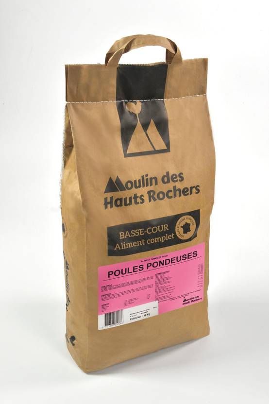 Moulin des Hauts Rochers - Moulin des Hauts Rochers - Aliment complet poules pondeuses 10 kg