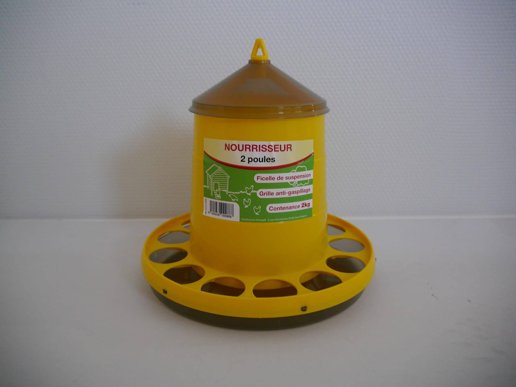 Nourrisseur trémie 2kg - L.24 x l.24 x H.28 cm