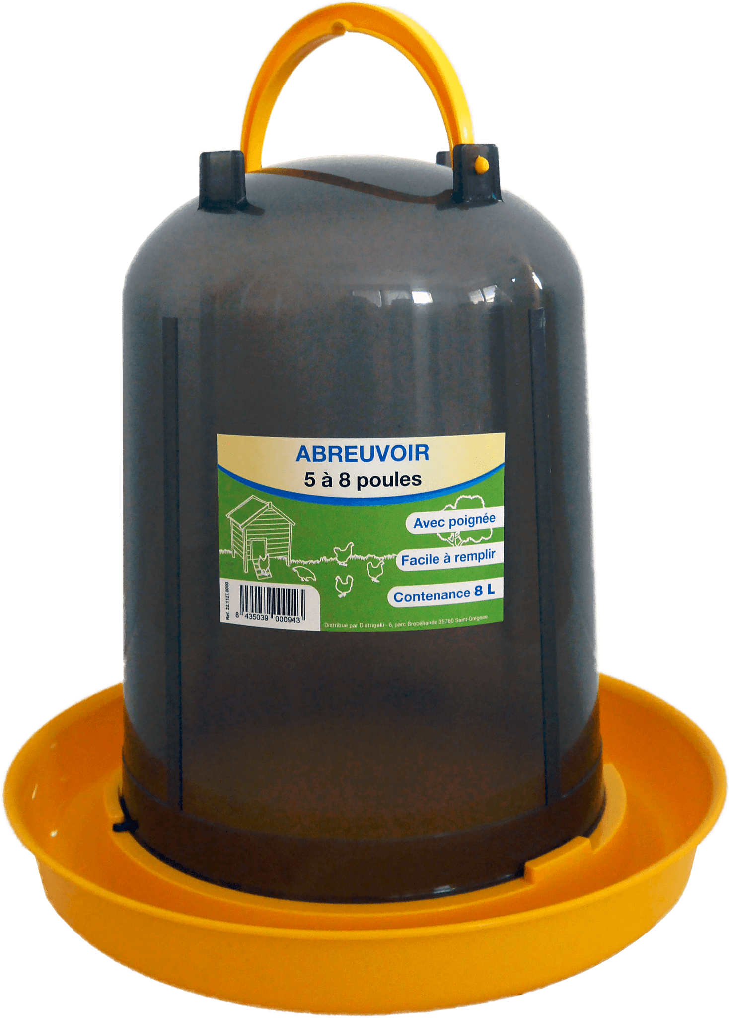 Abreuvoir baïonnette 8l - L.32 x l.32 x H.31 cm