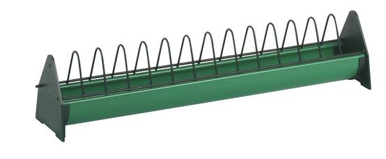 Mangeoire grille époxy vert - L.50 x l.7 x H.11 cm