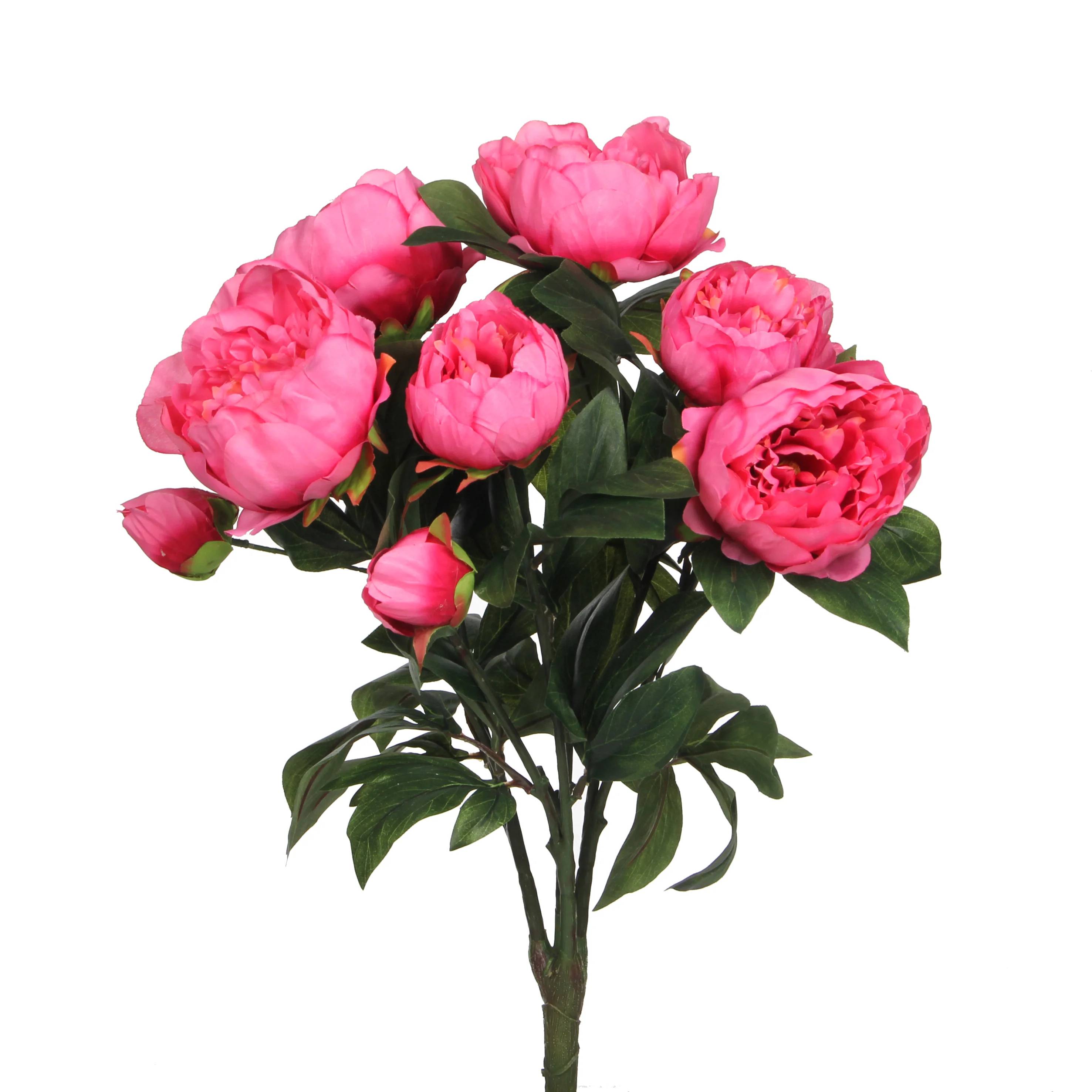 Mica Decorations - Bouquet de fleurs artificielles pivoines - MICA DECORATIONS - Imagen 2