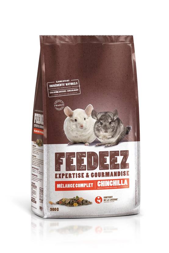 Feedeez - Feedeez - Aliment complet pour Chinchilla - 900gr