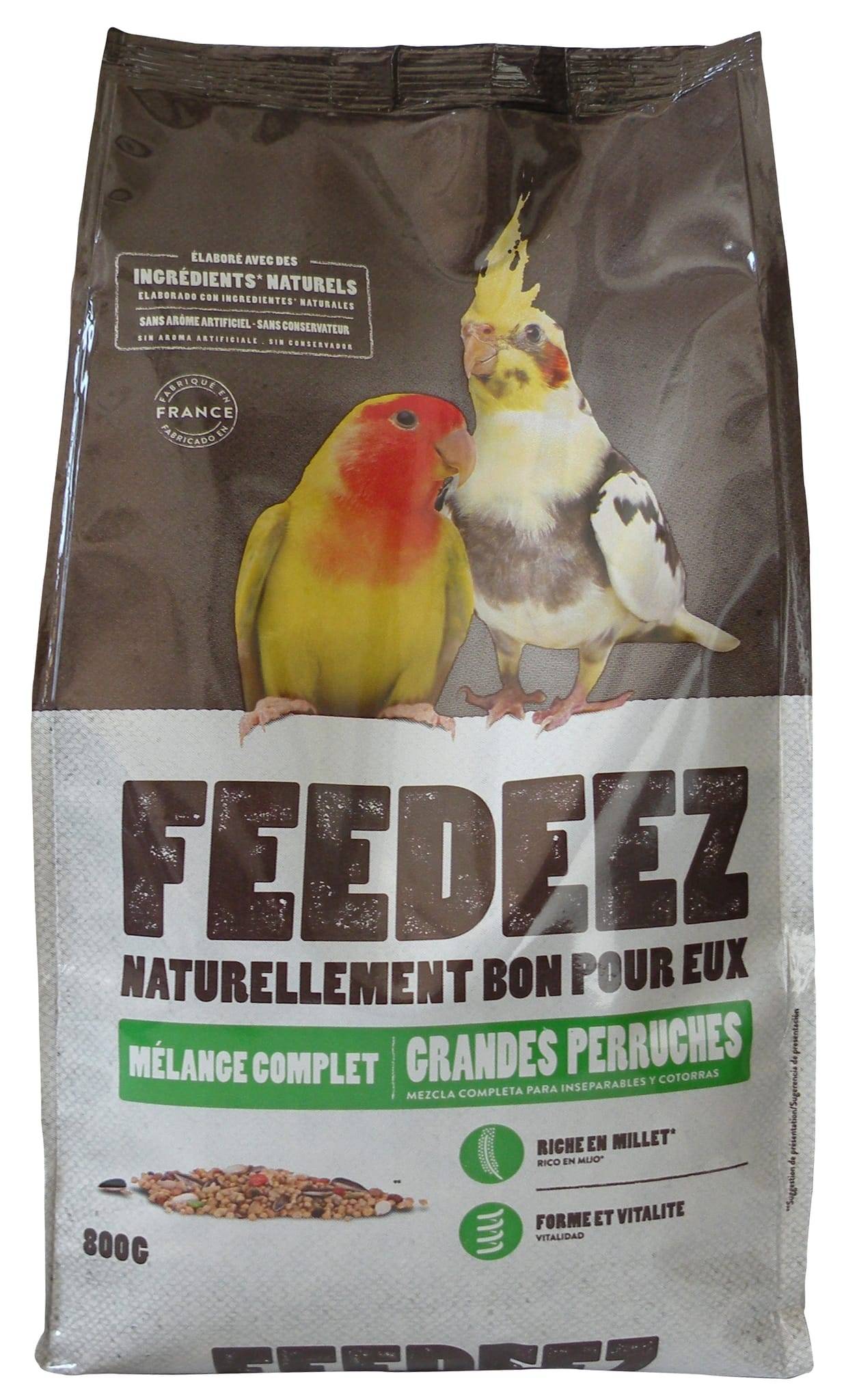 Feedeez - Feedeez - Menu Complet Grande Perruche 800 gr - Image 4