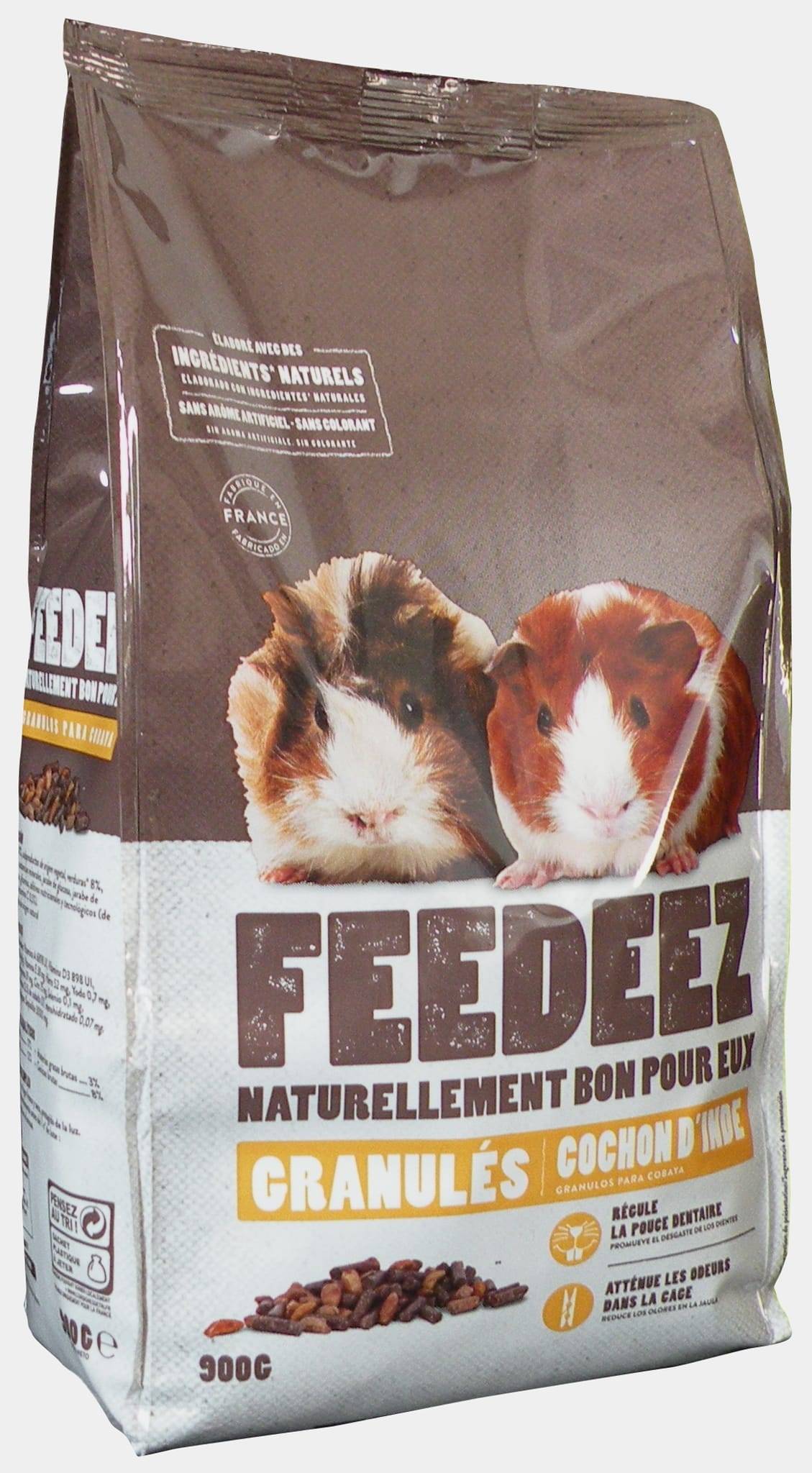 Feedeez - Feedeez - Granule cochon d'Inde - 900 g - Image 1