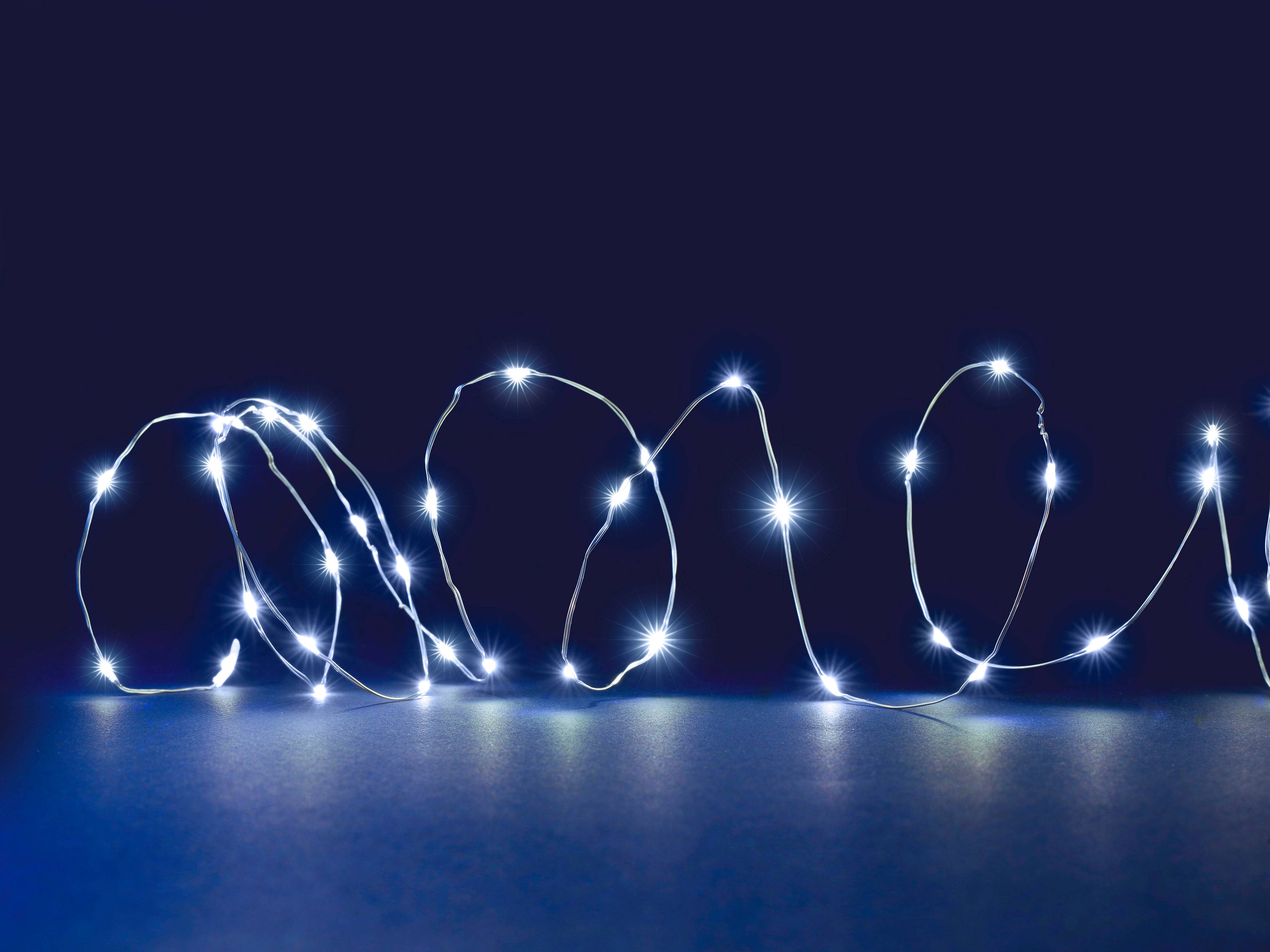 Blachere Illumination - Guirlande avec 150 micro LEDS Blanc Pur - L.7,5 m - BLACHERE ILLUMINATION - Image 1