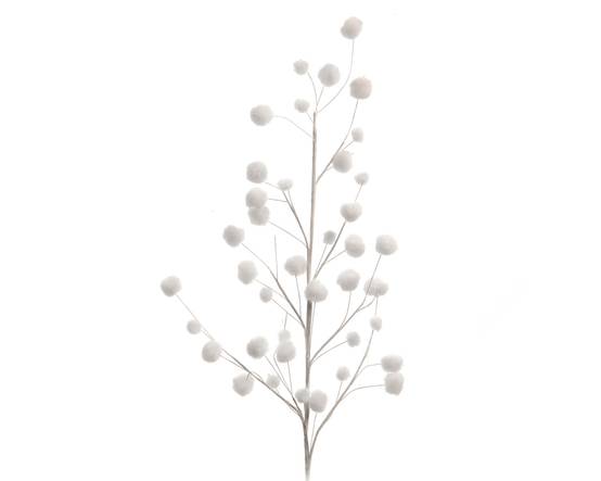 Bombe neige polyester L2.00-W55.00-H10.00cm blanc