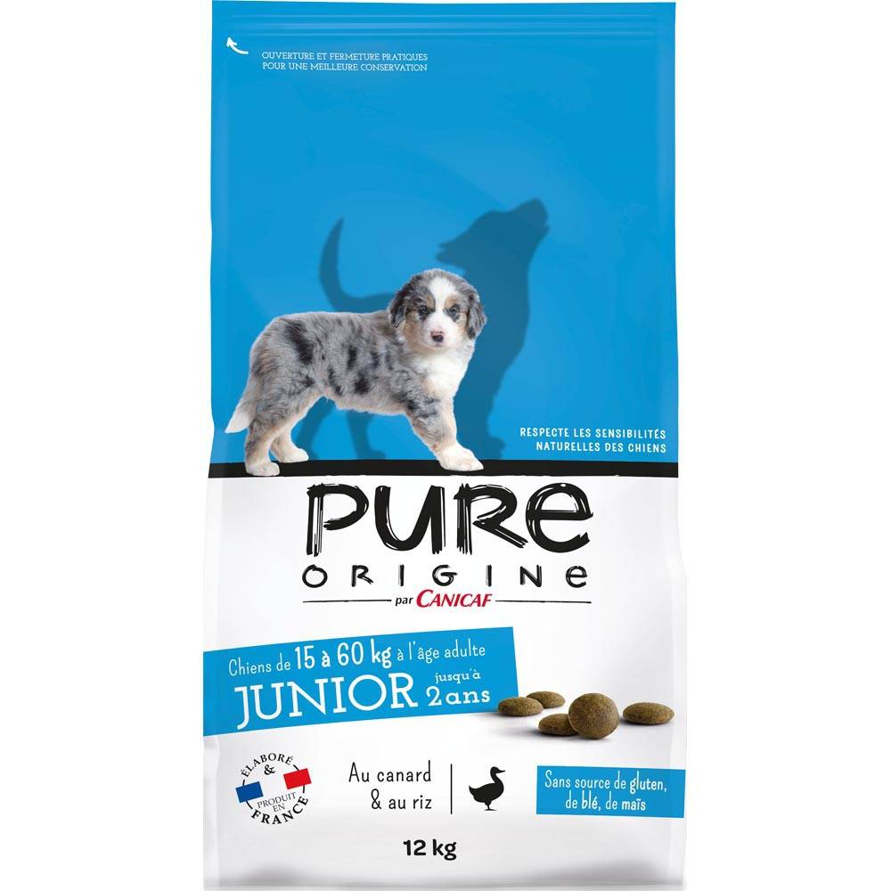 Pure Origine - Croquetas cachorro tamaño medio/grande pato 12kg - Pure Origine