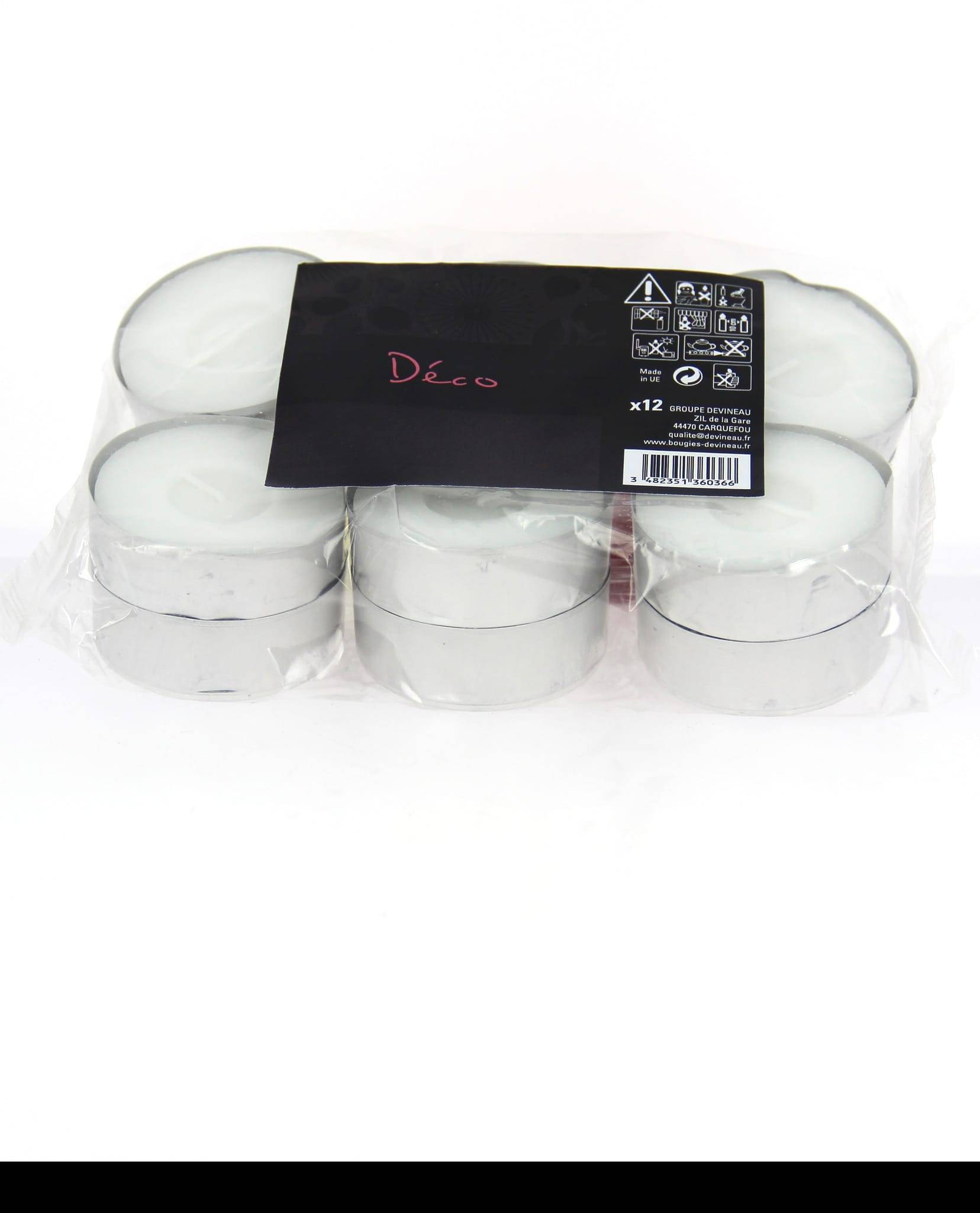 Bougies la Française - Sachet de 12 maxi chauffe-plats