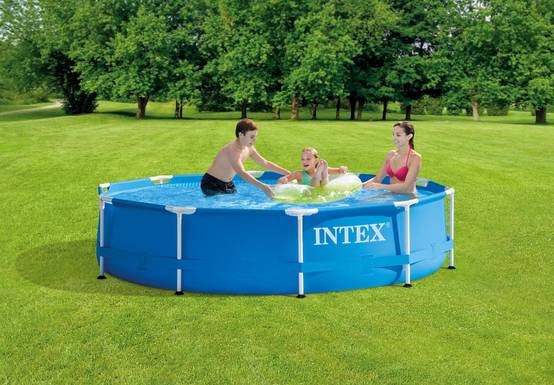 Intex - Piscine Tubulaire Métal Frame Liner Triple Épaisseur Ronde Ø 3,05 m H 0,76 m - INTEX - Image 3