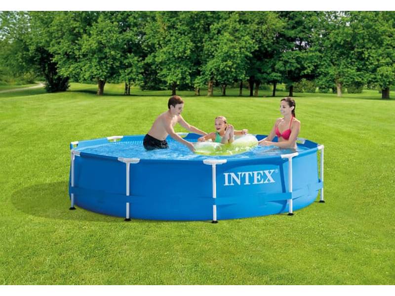 Intex - Piscine Tubulaire Métal Frame Liner Triple Épaisseur Ronde Ø 3,05 m H 0,76 m - INTEX - Imagen 1