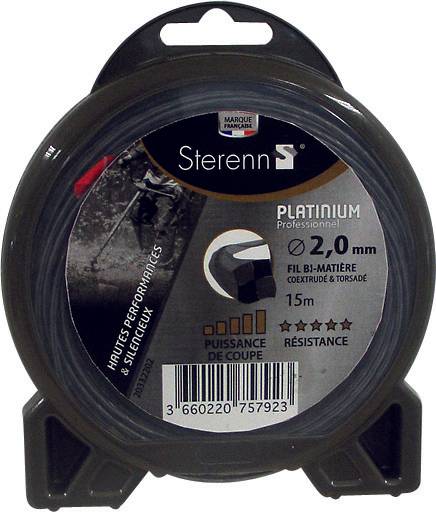 Fil Nylon Platinium 2,00 mm 15M Dévidoir