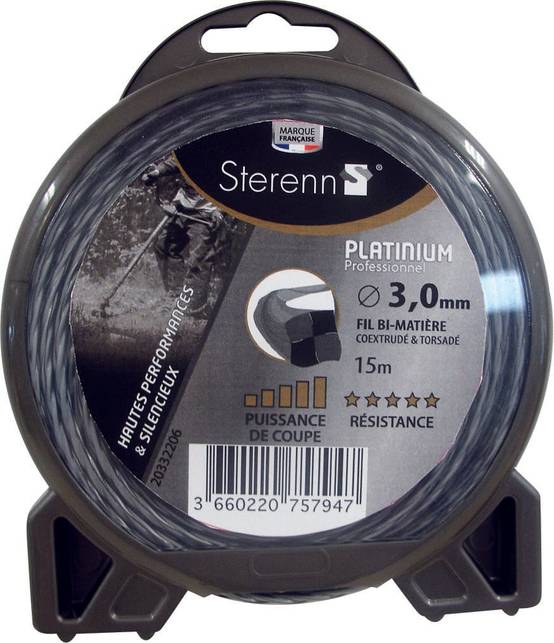 Fil Nylon Platinium 3,00 mm 15M Dévidoir