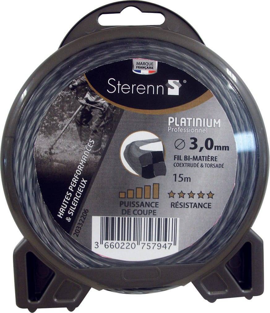 Fil Nylon Platinium 3,00 mm 15M Dévidoir