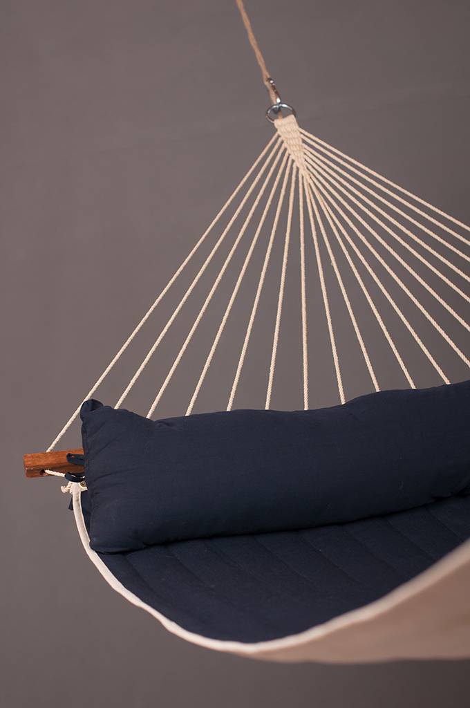 La Siesta - La Siesta - Hamac à barres kingsize rembourré Alabama Navy Blue - Image 2