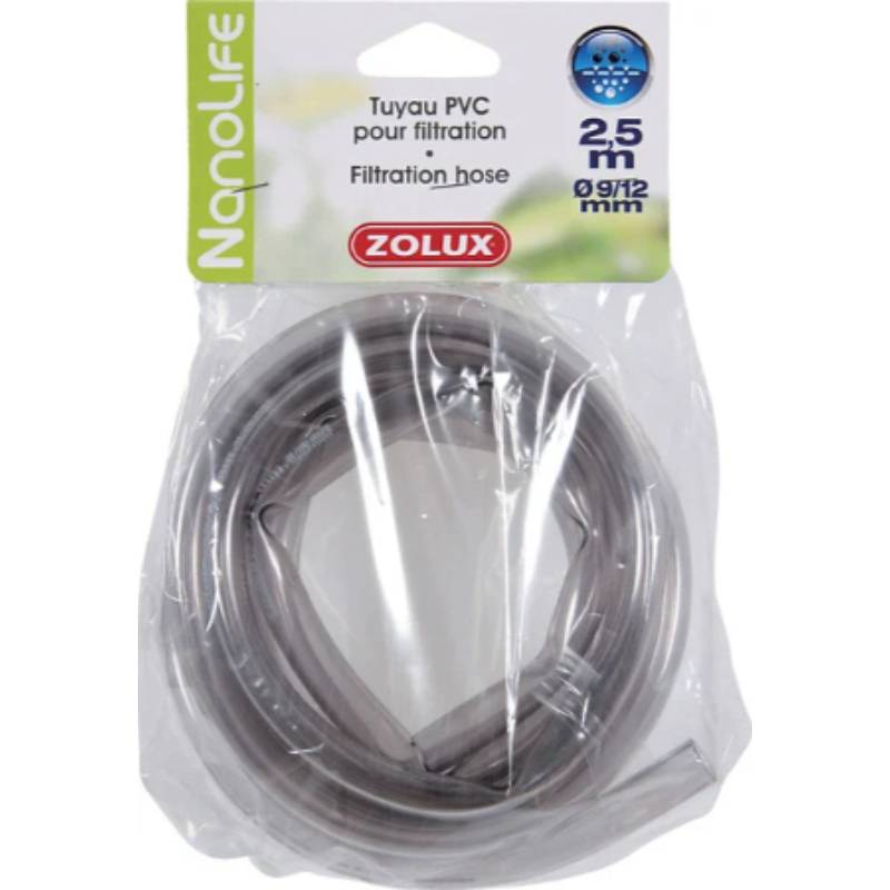 Zolux - Tuyau Filtre Plastique Transparent 9-12 mm 2.5m - ZOLUX - Image 1