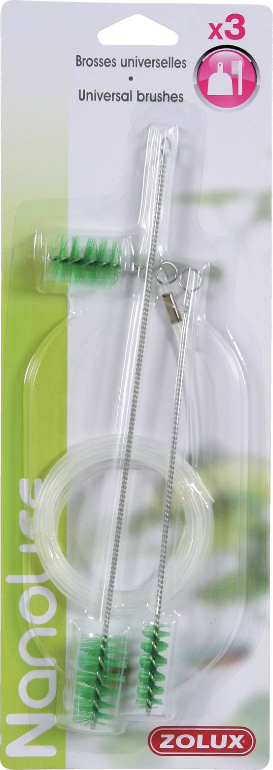 Zolux - Set de 3 brosses de nettoyage métal et souple - ZOLUX - Image 1