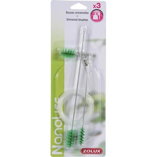 Zolux - Set de 3 brosses de nettoyage métal et souple - ZOLUX - Image 2