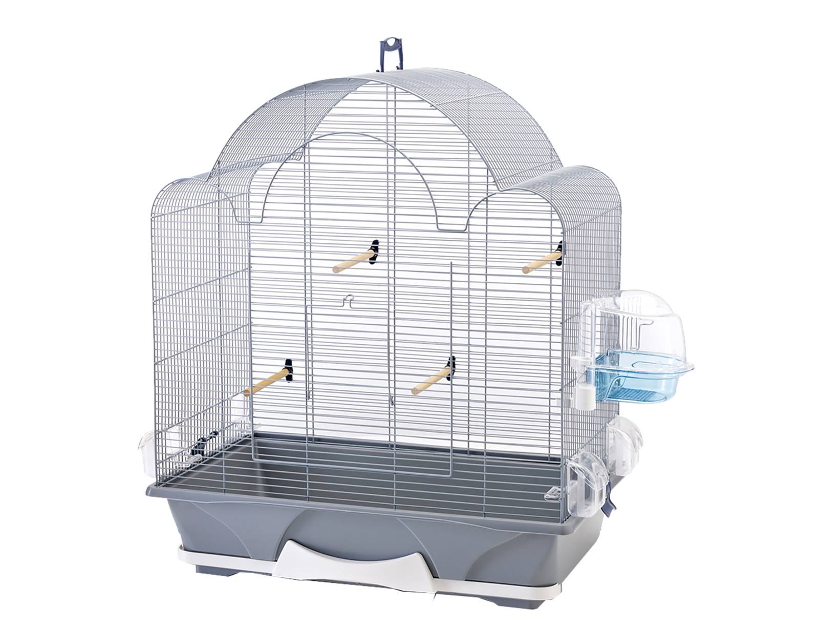 Savic - Jaula para Pájaros Melodie 50 Plata - L.64 x l.38 x H.73 cm