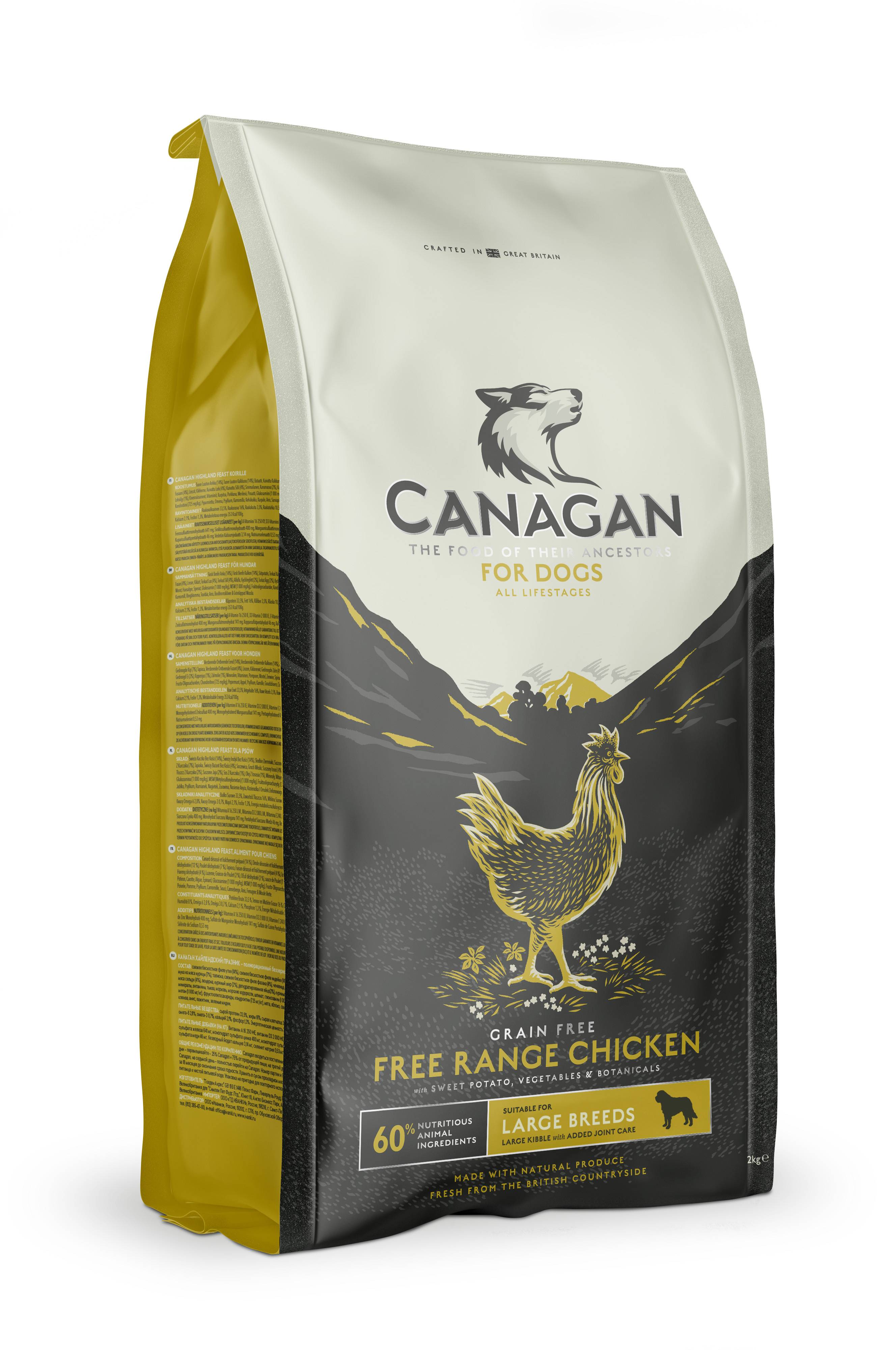 Canagan - Croquettes chien au poulet sans céréales 12 kg - Canagan - Image 1