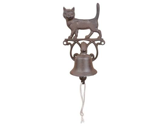 Esschert Design - Cloche de porte fonte Petit Chat - ESSCHERT DESIGN - Image 2