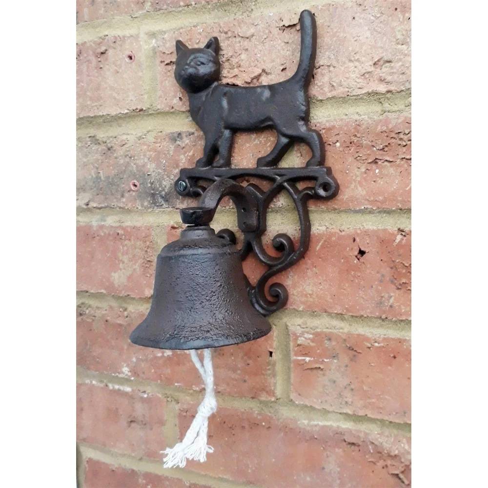 Esschert Design - Cloche de porte fonte Petit Chat - ESSCHERT DESIGN - Image 3