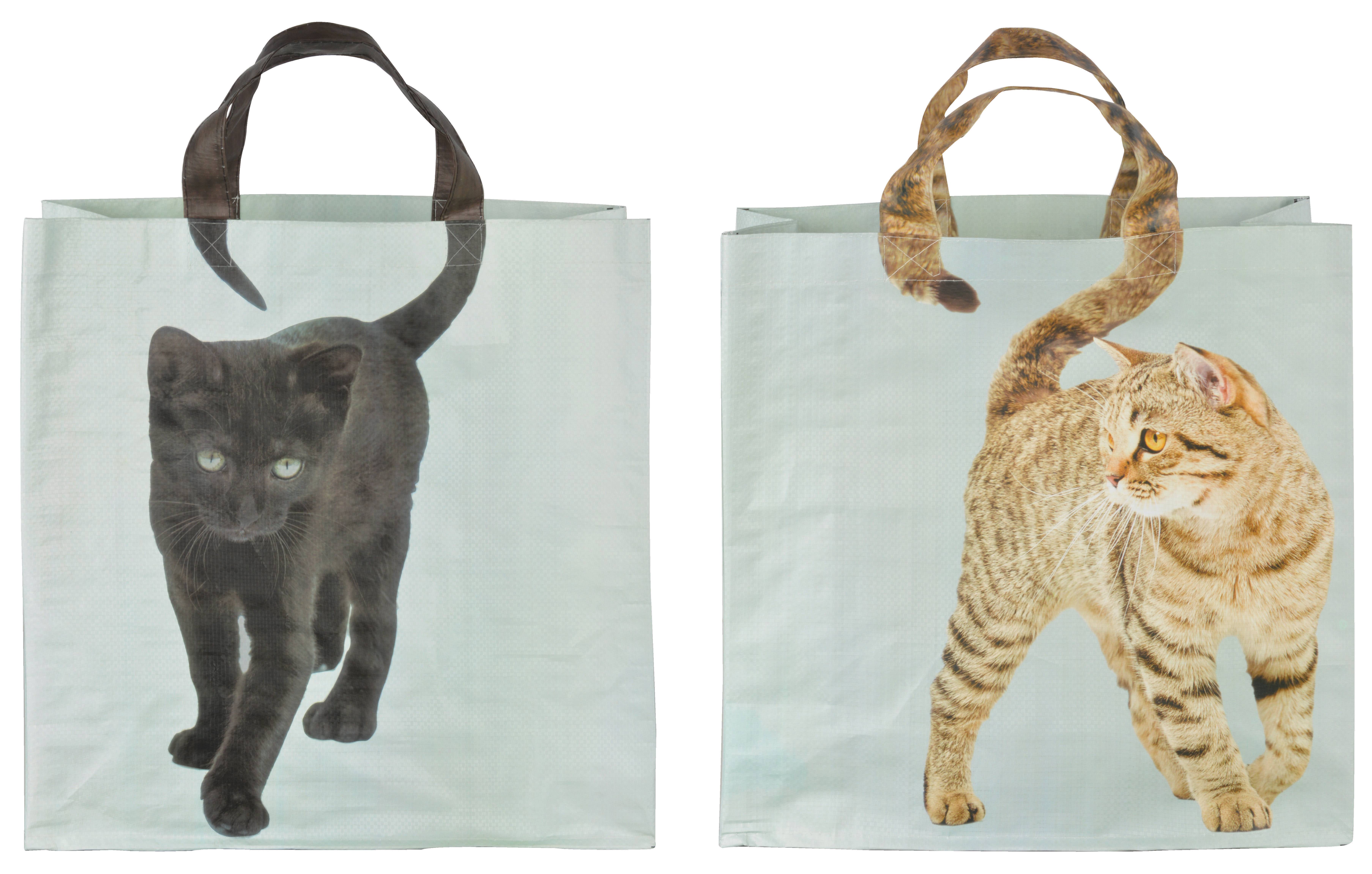 Esschert Design - Sac de course chats - L.39 x l.14 x H.39 cm - Imagen 1