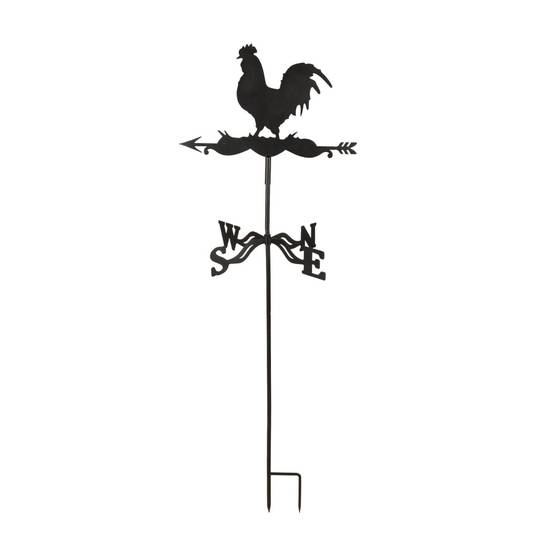 Girouette coq en métal noir L.45 cm H.134.3 cm - Esschert design - Image 3