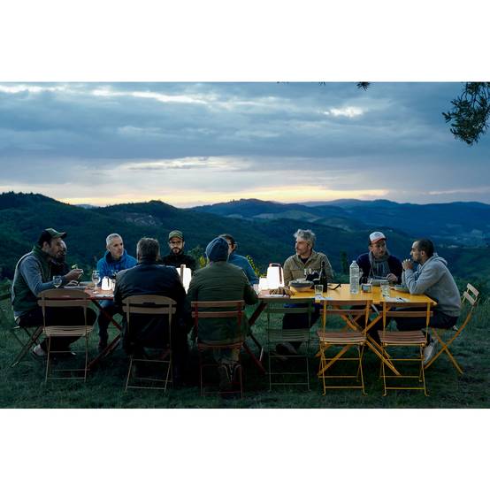 Fermob - Table de jardin rectangulaire pliante acier piment 6 personnes Bistro Fermob - Image 4
