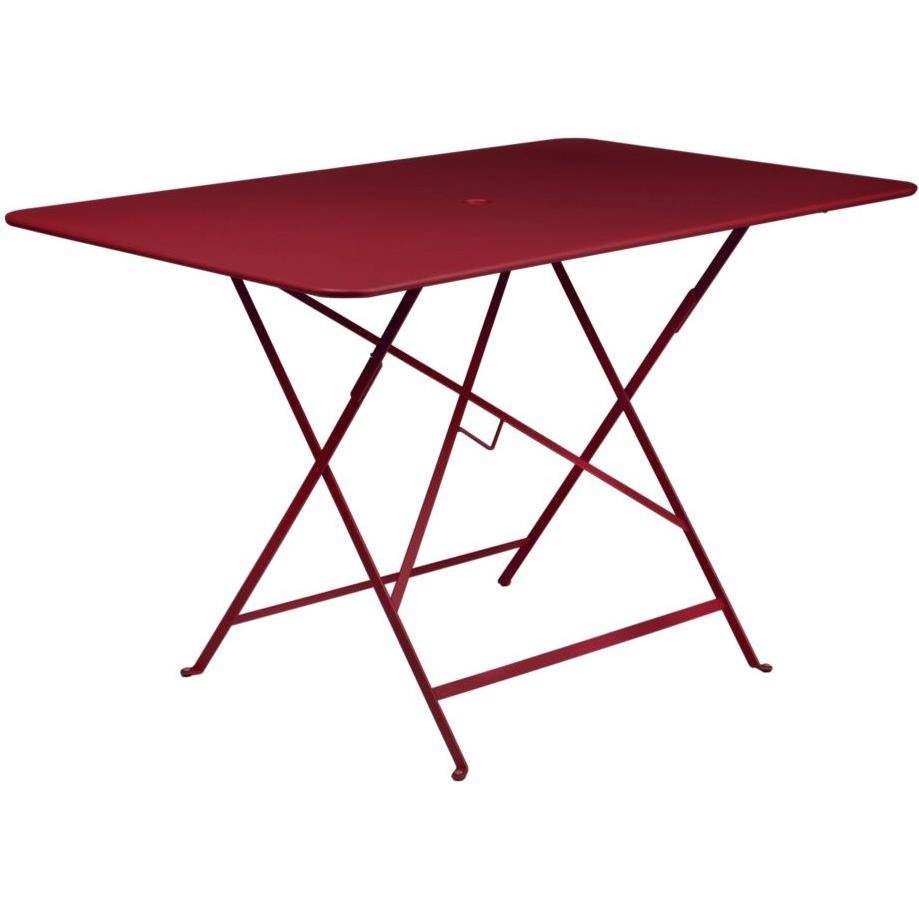 Fermob - Table de jardin rectangulaire pliante acier piment 6 personnes Bistro Fermob - Image 1